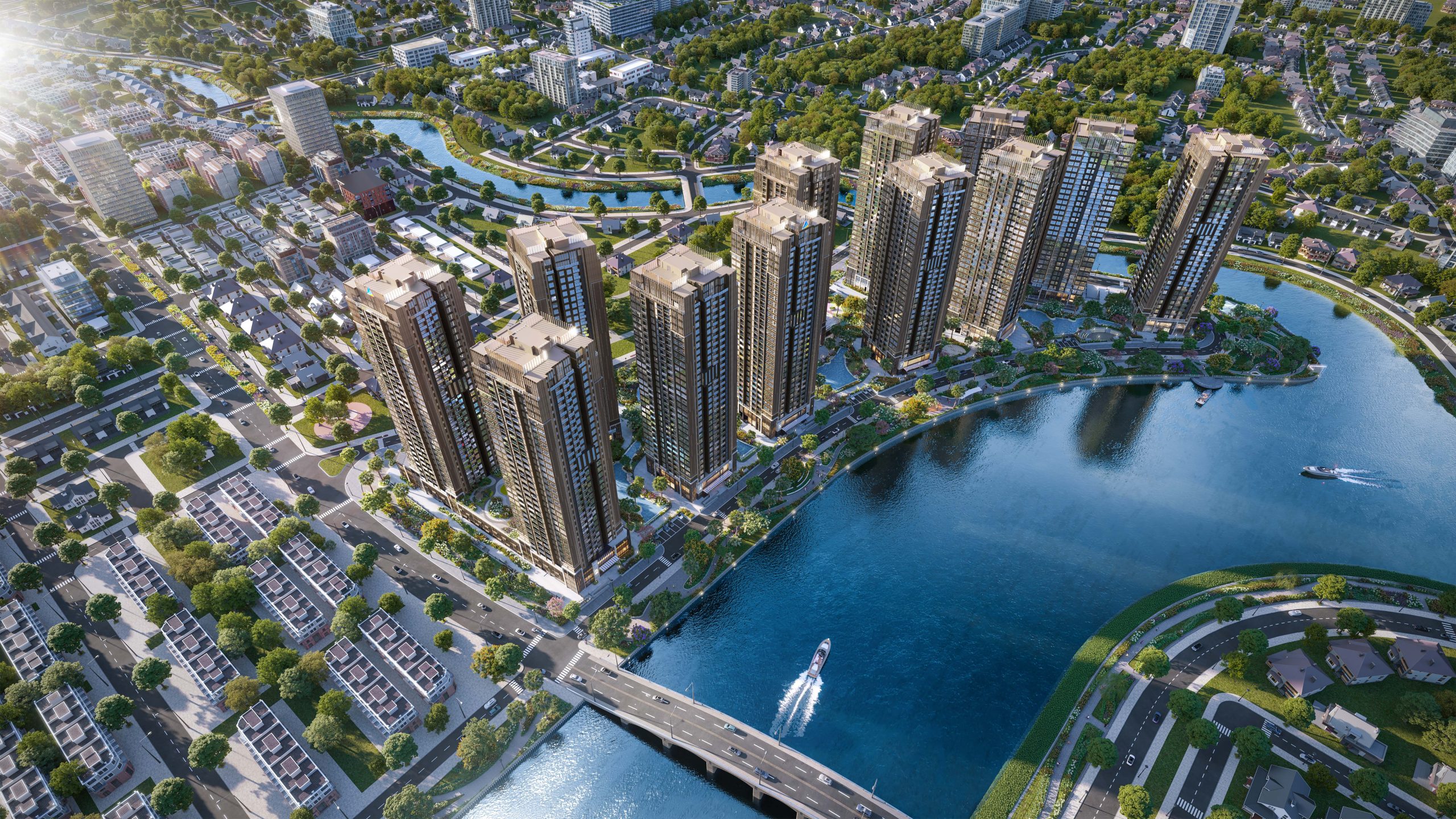 Tổng quan kiến trúc Căn Hộ The Privé nhìn từ trên cao